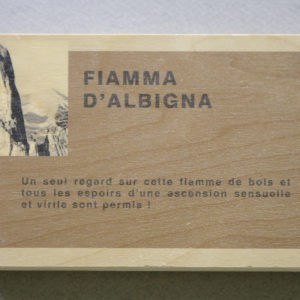 Plaquette Fiamma d'Albigna par Philippe Jaccard