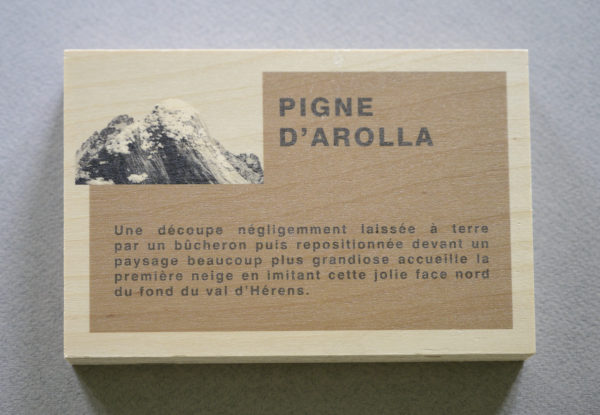 Plaquette Pigne d'Arolla par Philippe Jaccard